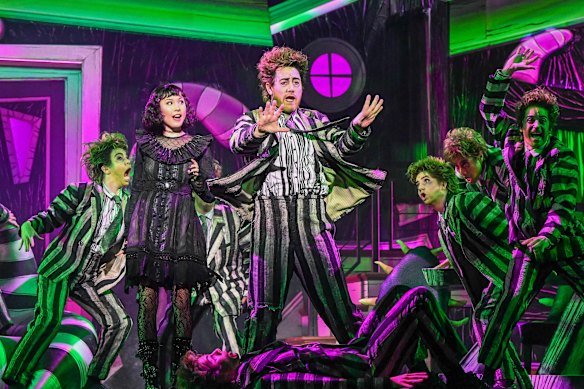 Everything about Beetlejuice is super-slick and timed to perfection.