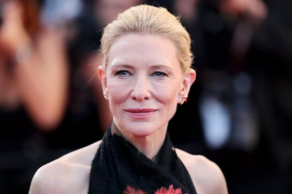 Cate Blanchett in Cannes on Sunday. She has taken aim at how quickly the #MeToo movement faded away. 