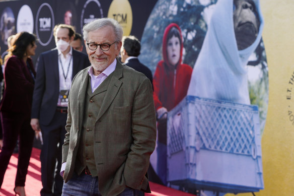 E.T. was an intensely personal project for director Steven Spielberg, pictured at a 40th-anniversary screening of the film in April. 