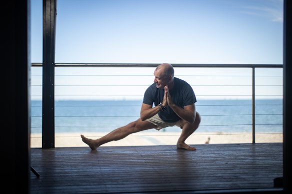 Richard Coyne says his body is more pliable now than ever.