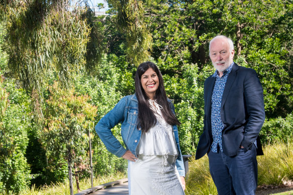 Suparna Bhasin and  Patrick McGorry: “We hit it off straight away in terms of a common purpose.”