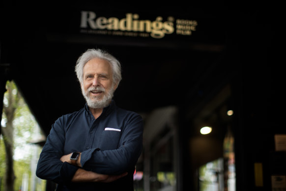 Mark Rubbo, managing director of Readings, will be opening an eighth store in Melbourne’s CBD. 