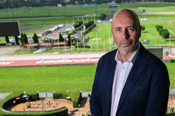 Moonee Valley Racing Club chief executive Michael Browell is excited about the potential to develop the track’s infield for sports such as football.