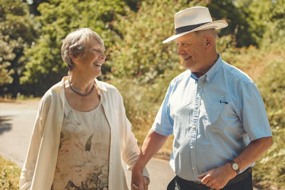 These are not my parents, although my dad doesn’t go anywhere without a hat.