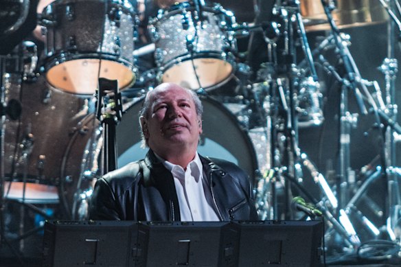 Hans Zimmer performs at Rod Laver Arena on April 29.