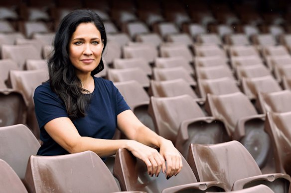 Seven sports presenter Mel McLaughlin, who has been diagnosed with lung cancer.