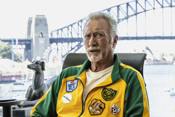 Bryan Brown as the green-and-gold tracksuit-wearing Australian prime minister.