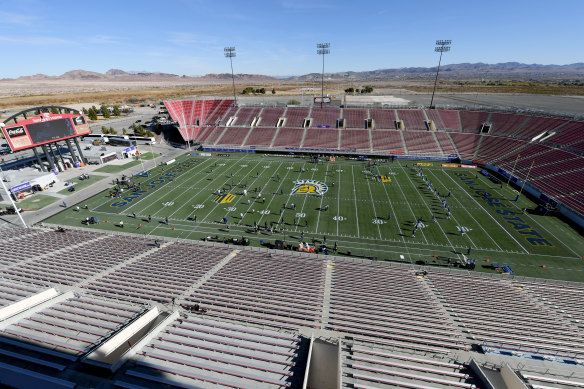 Sam Boyd Stadium in Las Vegas.