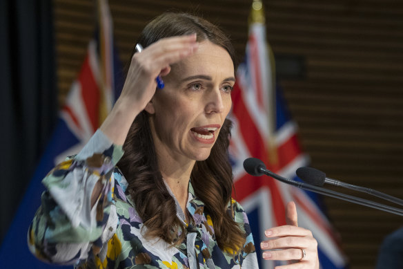 New Zealand Prime Minister Jacinda Ardern.