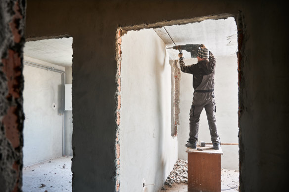Spending on renovations has risen 6.5 per cent in five years, while new home building has fallen 14 per cent.