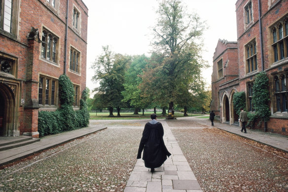 The college was founded by William of Wykeham who was chancellor of England and bishop of Winchester.