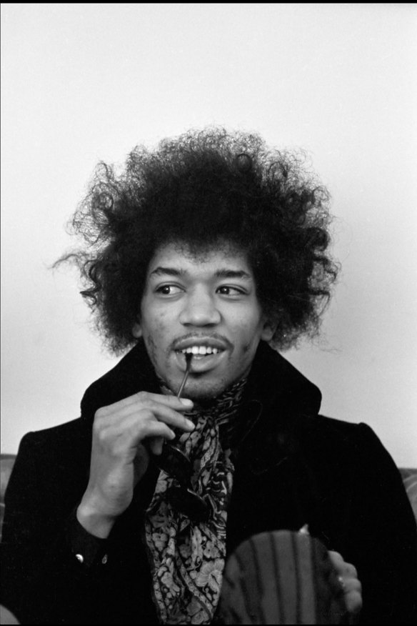 Jimi Hendrix, London, 1967.