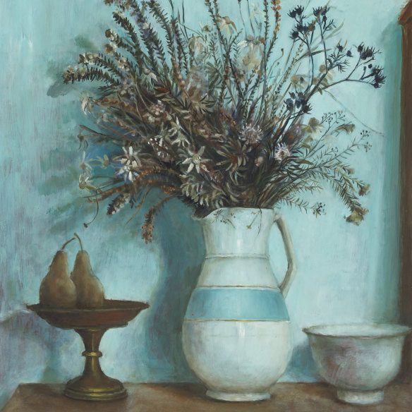 Margaret Olley's Hawkesbury wildflowers and pears c.1973.