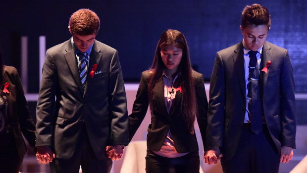 Three survivors of the Florida school shooting speak about their harrowing experience and the importance of learning in a safe space