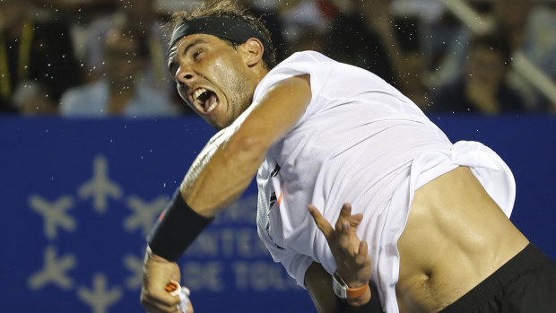 Injury fears:  Rafael Nadal.