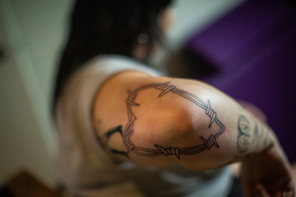 Barbed sales wire tattoo