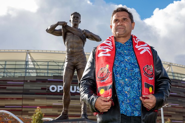 WA to remove Nicky Winmar statue after AFL great found guilty of assaulting woman | Nine.com.au