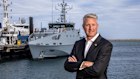 Paddy Gregg, Austal managing director, at its Henderson shipyard in WA.