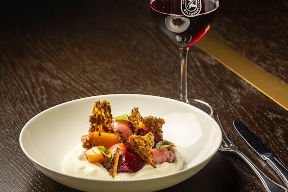 The wine list is impressive but heirloom baby beetroots over labne were startlingly cold.