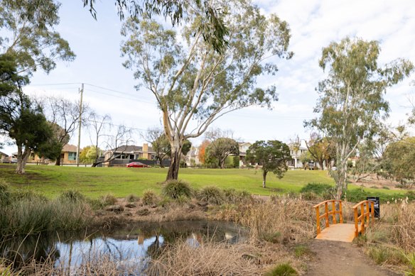 Reg Harris Reserve – once a rubbish tip, now a tranquil space.