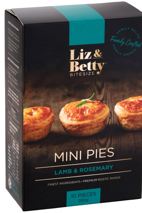 The lamb and rosemary is our pick of the Liz &amp; Betty mini pies.