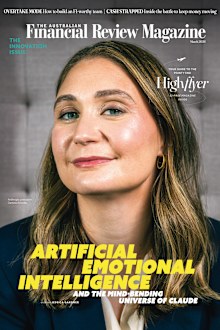 Daniela Amodei on the cover of the March 2026 issue of AFR Magazine.