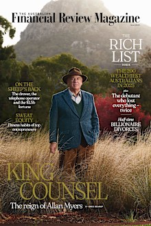 Allan Myers in Dunkeld for the Rich List 2025 issue.