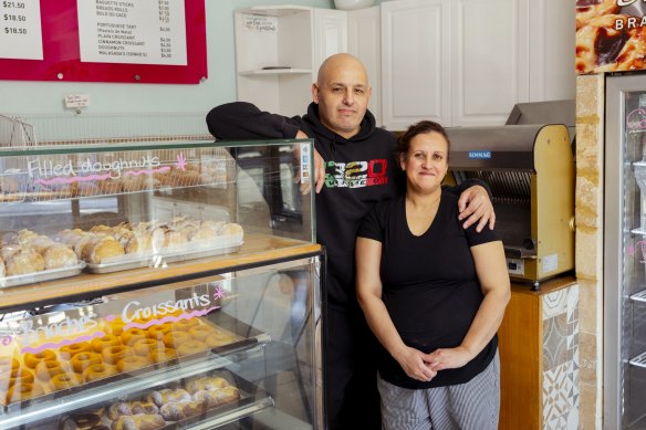 Brian and Sabrina Dias, the proud proprietors of Baked at Bina’s.