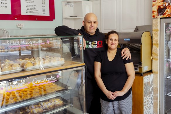 Brian and Sabrina Dias, the proud proprietors of Baked at Bina’s.