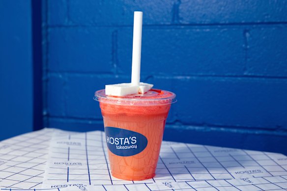 Watermelon juice. 