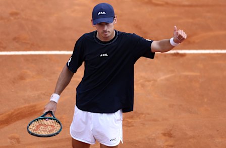 2024 Roland-Garros quarter-finalist Alex de Minaur loves playing on clay these days.