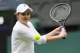 Barty loved being back on court but has no intention of returning professionally.
