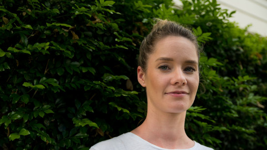 Gabrielle Pluis who works as a mental health support worker in western Sydney.