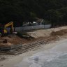 Wild weather construction delays to keep beloved Sydney beach closed all summer