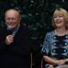 Harvey Norman chairman Gerry Harvey and chief executive Katie Page.
