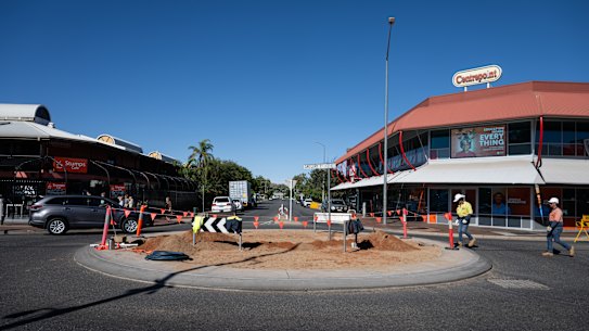 The Alice Springs town centre.