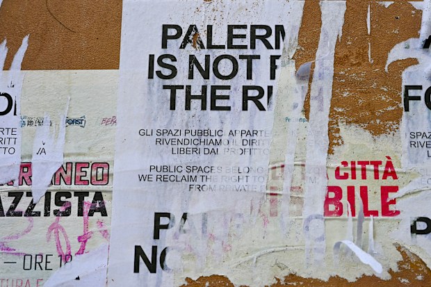 Palermo residents protested Dua Lipa and Collum Turner's wedding taking over public spaces.