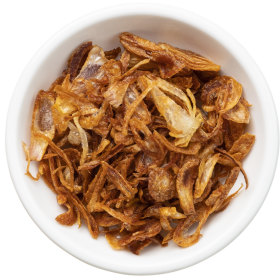 Crispy fried shallots.