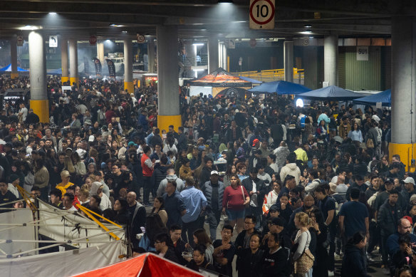 More than 10,000 people packed in to try hard-to-find Filipino dishes at FiloFomoFest at Paddy’s Markets in Paddington. 