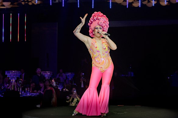 Drag performer Dean Misdale.