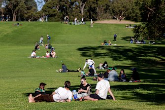 The Northcote Golf Course was opened up as a recreational space during last yearâ€™s Melbourne lockdown. 