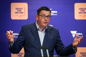 Premier Daniel Andrews has announced mandatory vaccines for authorised workers.