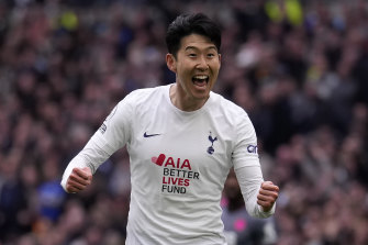 Tottenham’s Son Heung-min is in the race for the Golden Boot. 