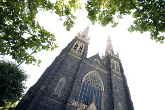 St Patrick’s Cathedral in East Melbourne. 