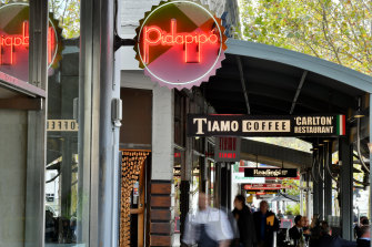 Dining out on Lygon Street will cost you more. 