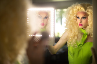 Being seen has become increasingly important for minority communities once ignored by the beauty machine according to performer Max Drag Queen (Max De Nardis).
