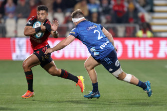 Richie Mo’unga will be rested for the Crusaders’ clash with the Waratahs.