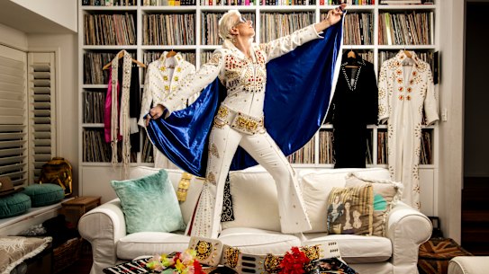 By day, Maria Phillips is the chief financial and operating officer of a technology firm. By night and on weekends, she performs her Elvis Presley tribute act under the name Platinum Elvis.