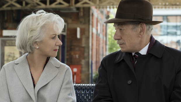 Helen Mirren plays a widow targeted by Ian McKellen's conman in The Good Liar.
