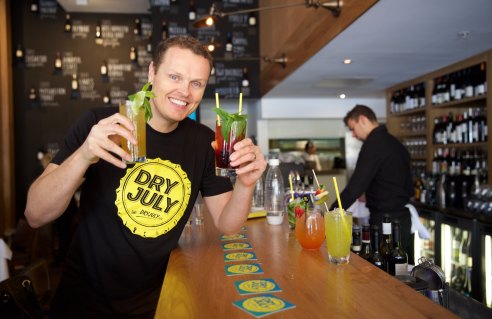 More than 130,000 Australians have participated in Dry July, the fundraiser for cancer charities that was dreamed up by Brett Macdonald and his mates, who now love mocktails.